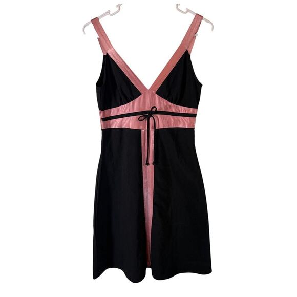 Y2K Ruby Rox Pink & Black Formal Dress Size 7 - Picture 1 of 4